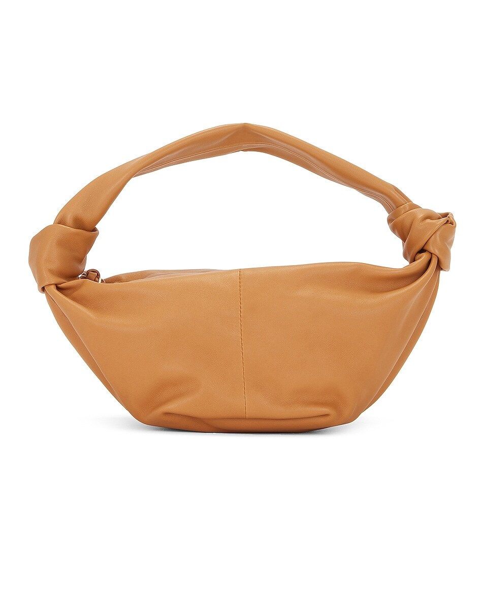 

Сумка через плечо Bottega Veneta Double Knot, цвет Caramel & Gold
