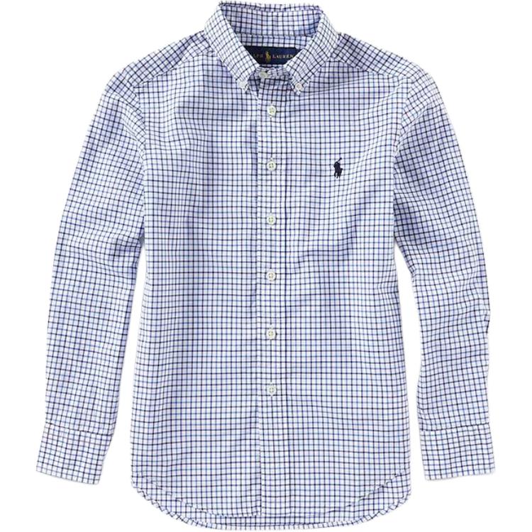 

Детская повседневная рубашка Polo Ralph Lauren, светло-голубой