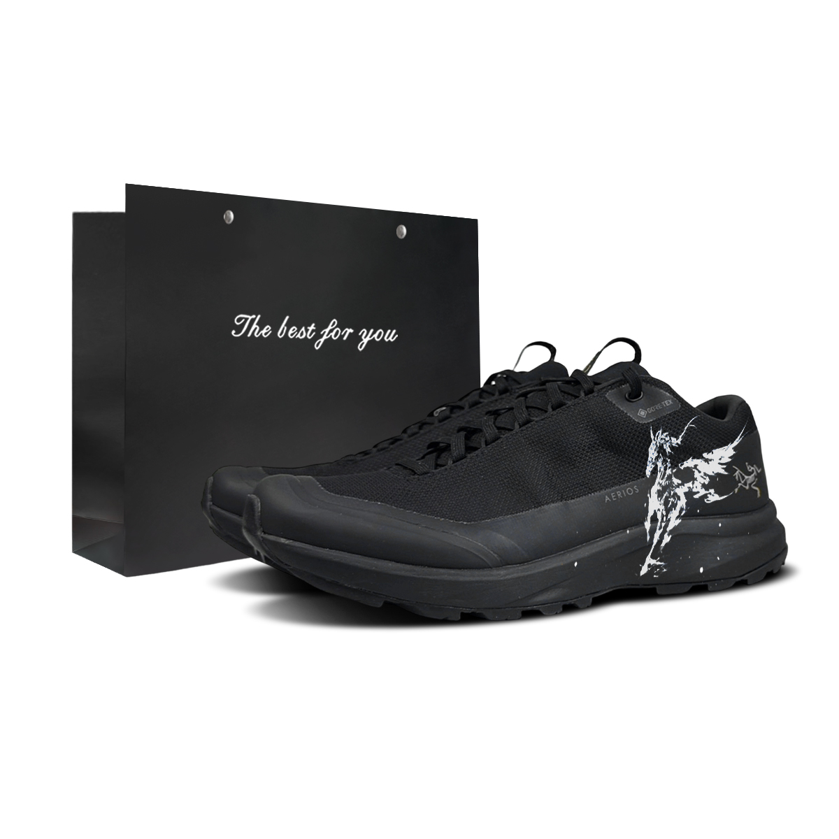 

AERIOS FL GTX Low топ Беговые кроссовки Мужские Золотой Arcteryx, черный