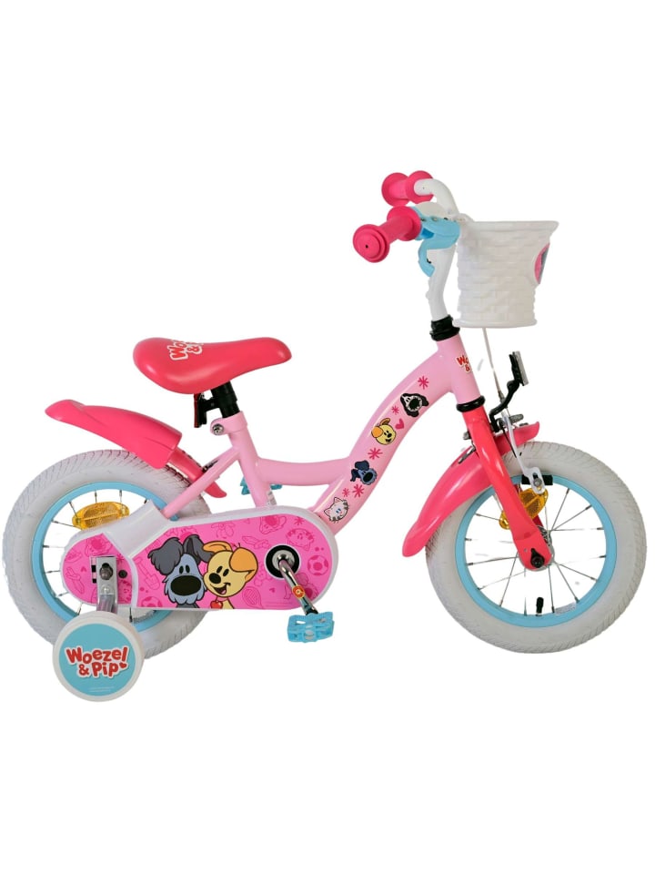 

Volare Детский велосипед Woezel & Pip 12 дюймов розовый