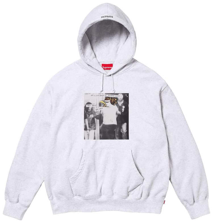 

Толстовка с капюшоном Supreme x Antihero, серый