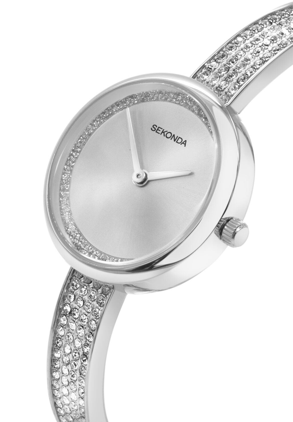 

Часы AURORA ANALOGUE WITHROUND SEMI-BANGLE Sekonda, серебристый