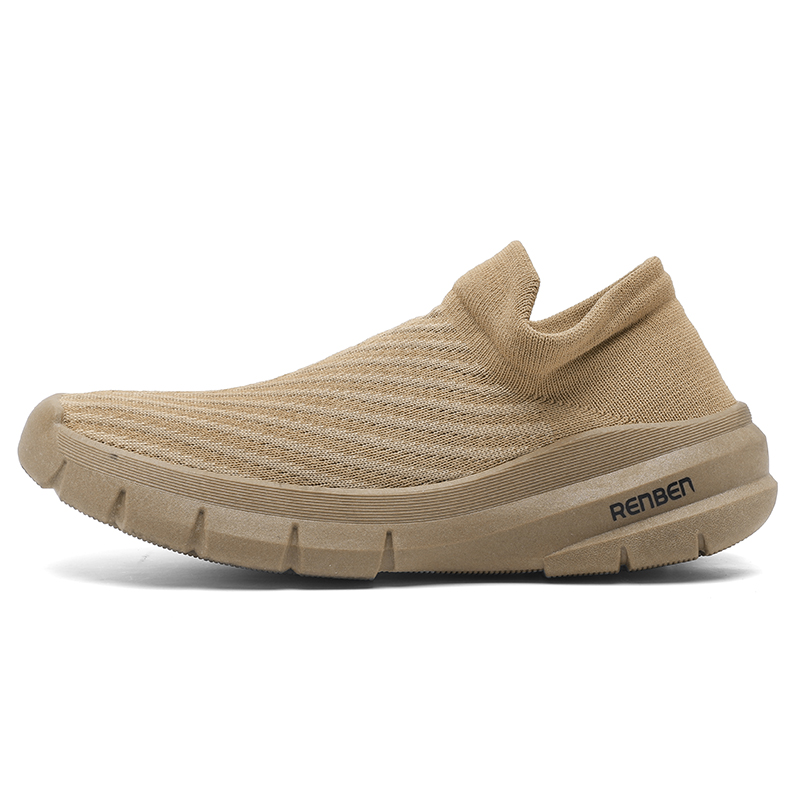

RENBEN Дышащие, легкие, нескользящие низкие повседневные туфли, мужские, коричневые