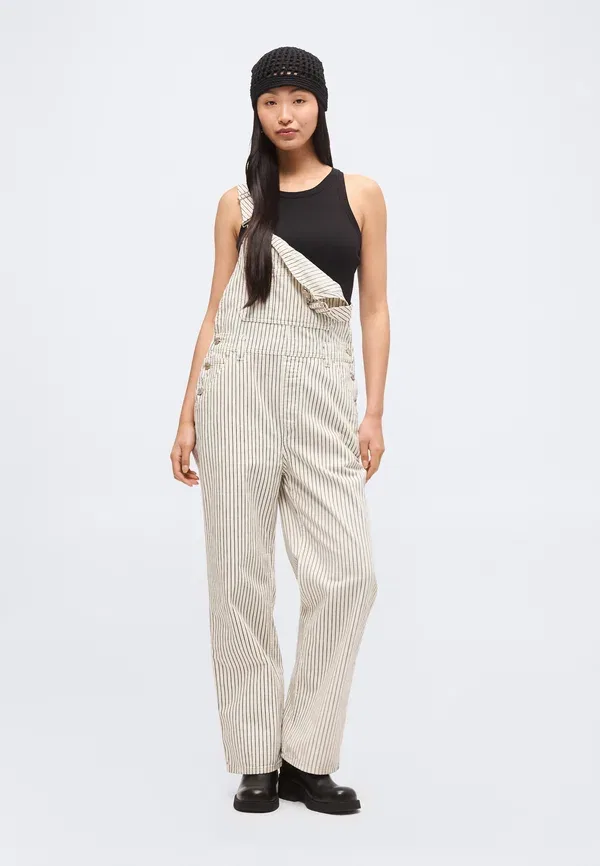 Комбинезон свободный Gap Teague Stripe Denim, темно-синий — фото 2