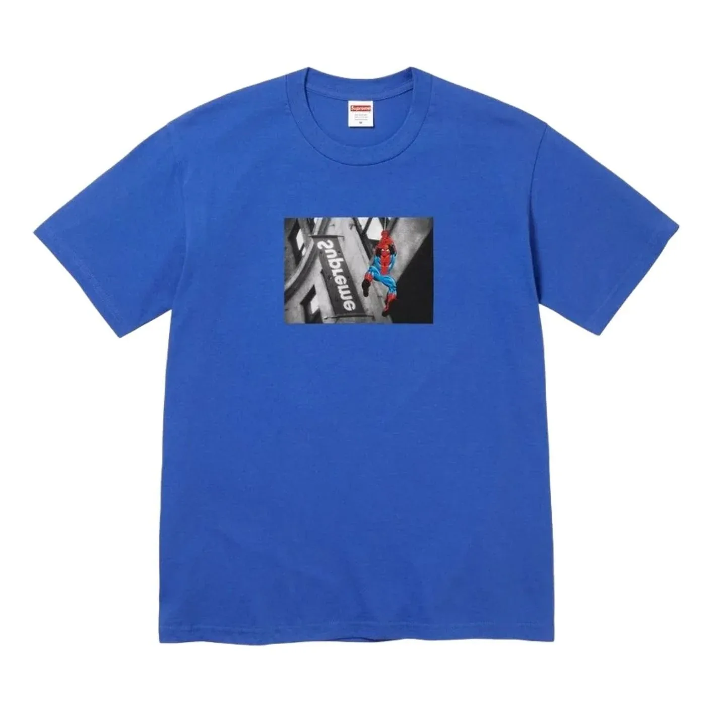 Футболка Supreme SS26 Spider-Man 'Royal', синий