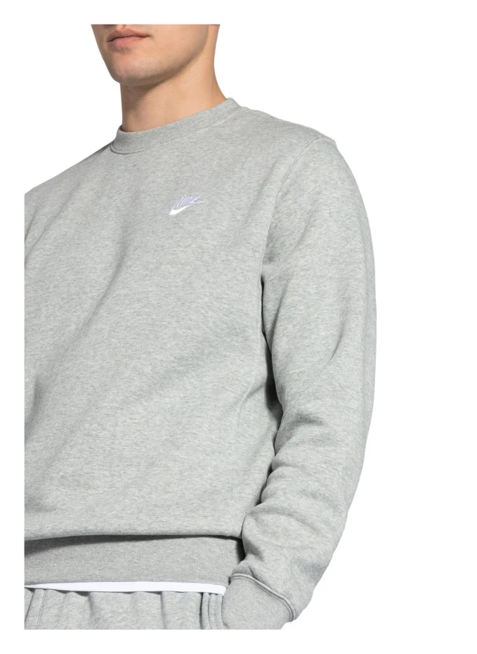 Толстовка sportswear club Nike, серый — фото 4