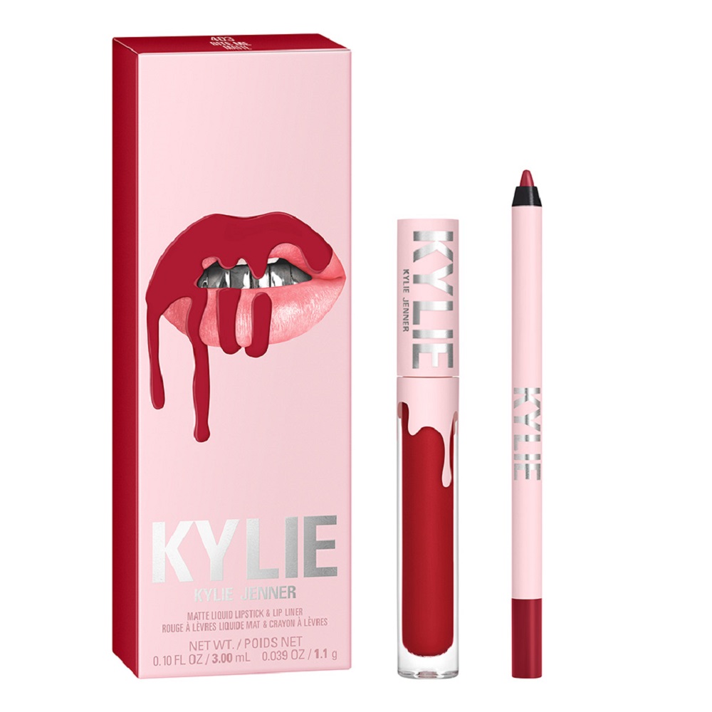 

Набор матовой помады для губ matte lip kit Kylie Cosmetics, цвет nr. 403 bite me, количество 1 шт.
