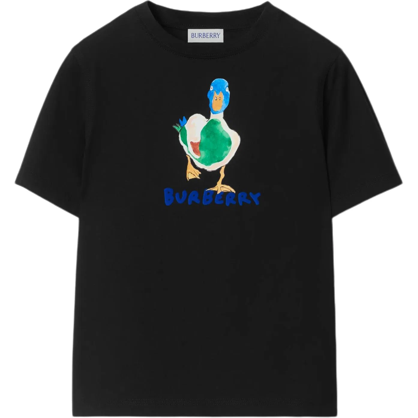 Детская футболка с круглым вырезом Burberry, Black