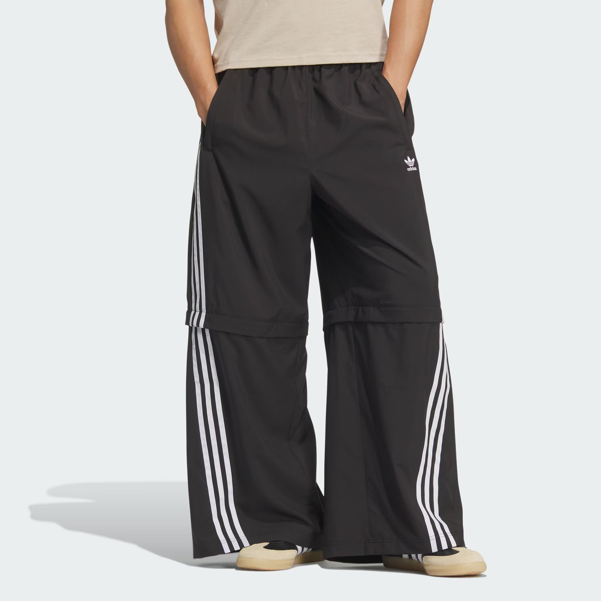 Adidas Originals Adilenium повседневные брюки Unisex Black — фото 4
