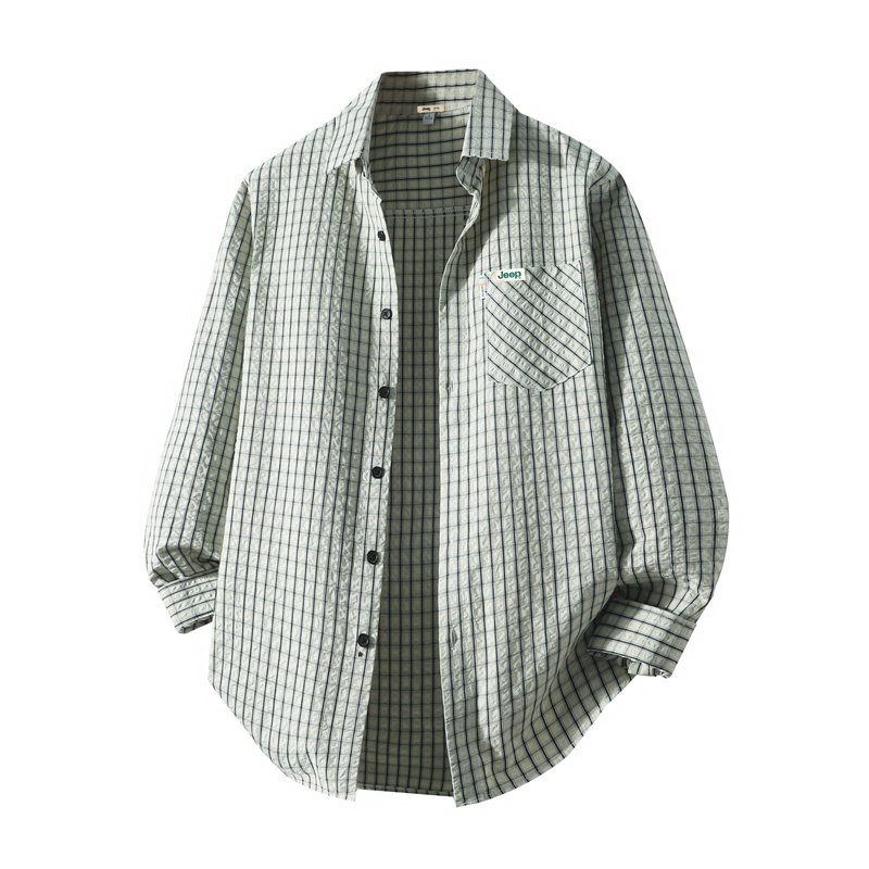 

Рубашка мужская с лацканом Moderate Jeep, светло-зеленый