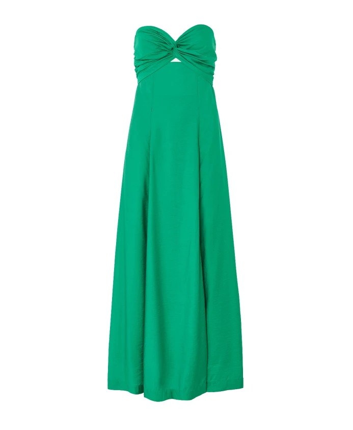 

Платье миди без бретелей Georgia с вырезами Essentiel Antwerp, зеленый