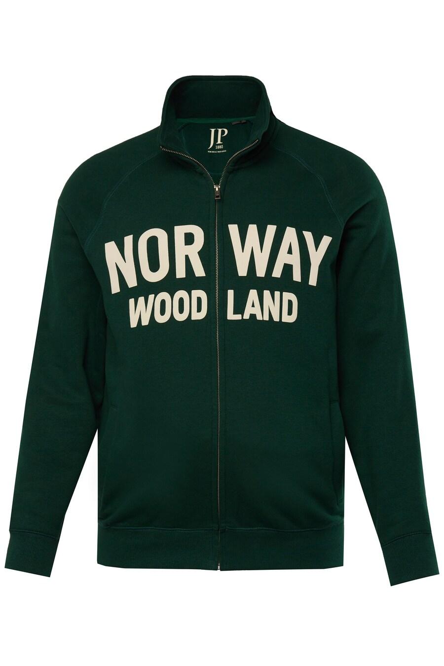 

Худи с капюшоном на молнии JP1880, Dark green