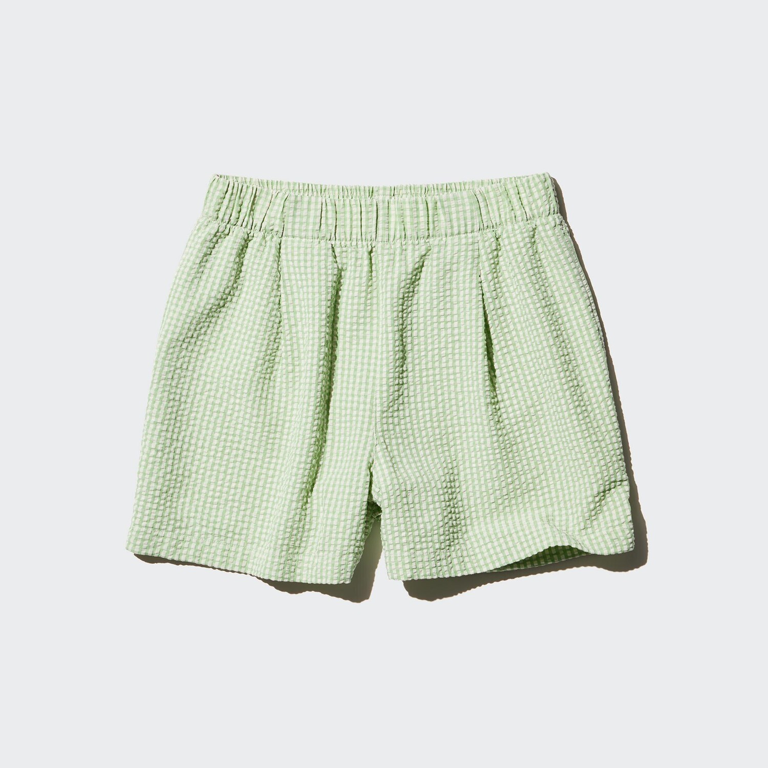 

Шорты легкие Uniqlo в клетку, зеленый