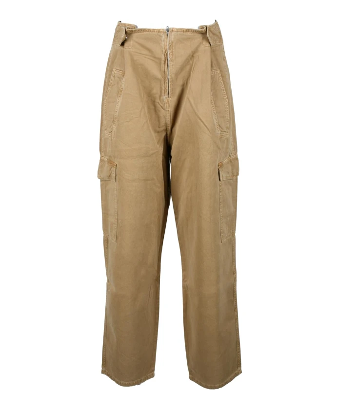 

Хлопковые брюки Twin Style Twinset, коричневый
