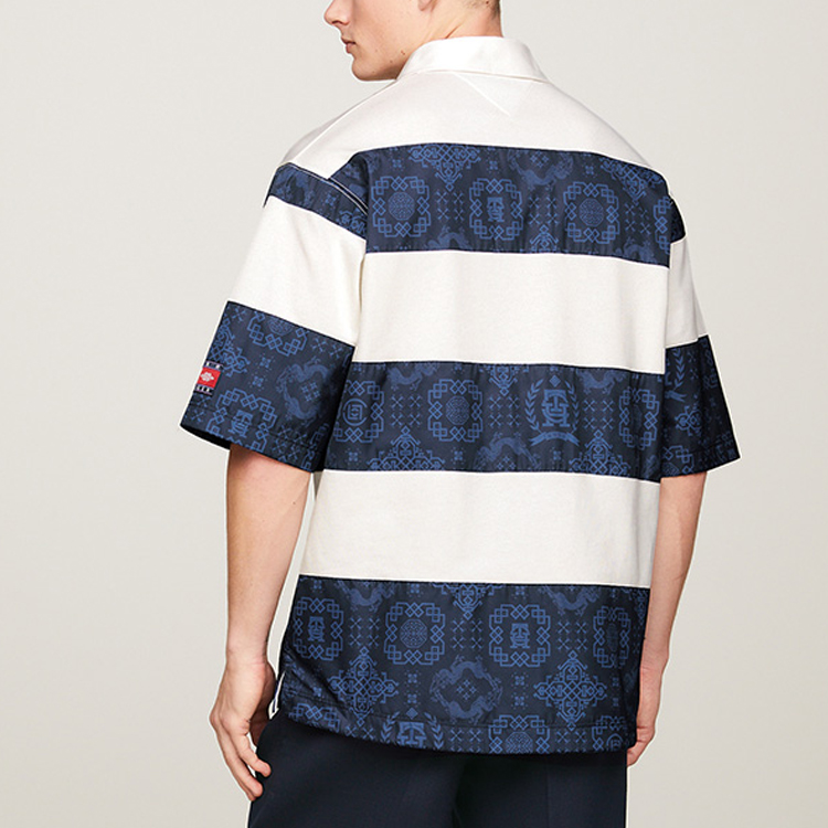 Футболка поло унисекс Clot X CLOT в темно-синем цвете YBL Tommy Hilfiger — фото 4