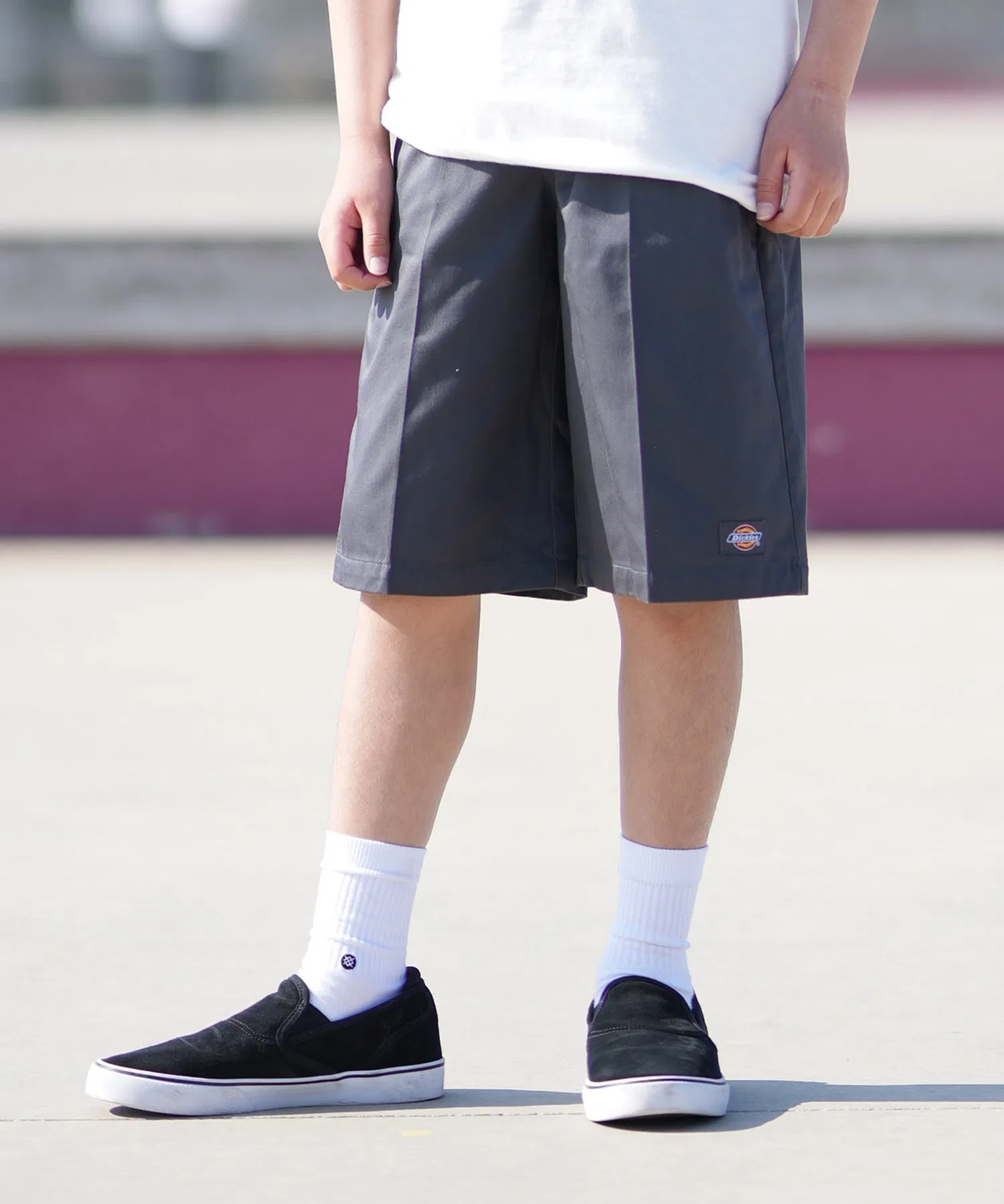 Детские шорты Dickies DY0004 серые — фото 3