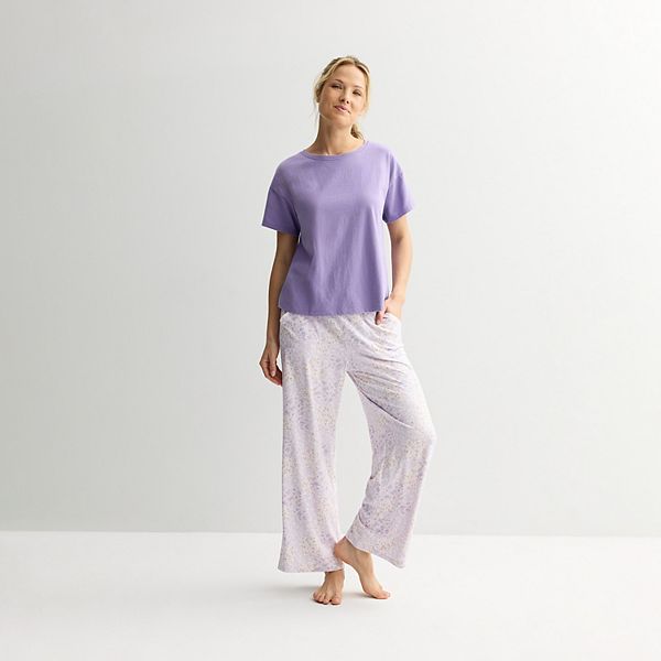 

Женский комплект пижамы на День матери Sonoma Goods For Life, Lavender Floral