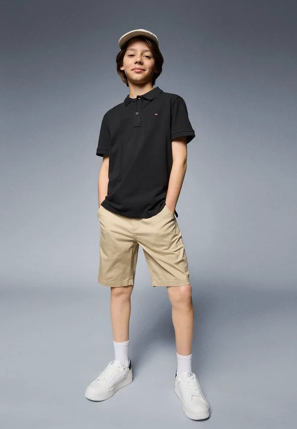 Базовая рубашка поло из пике стандартного кроя Tommy Hilfiger, Black — фото 2