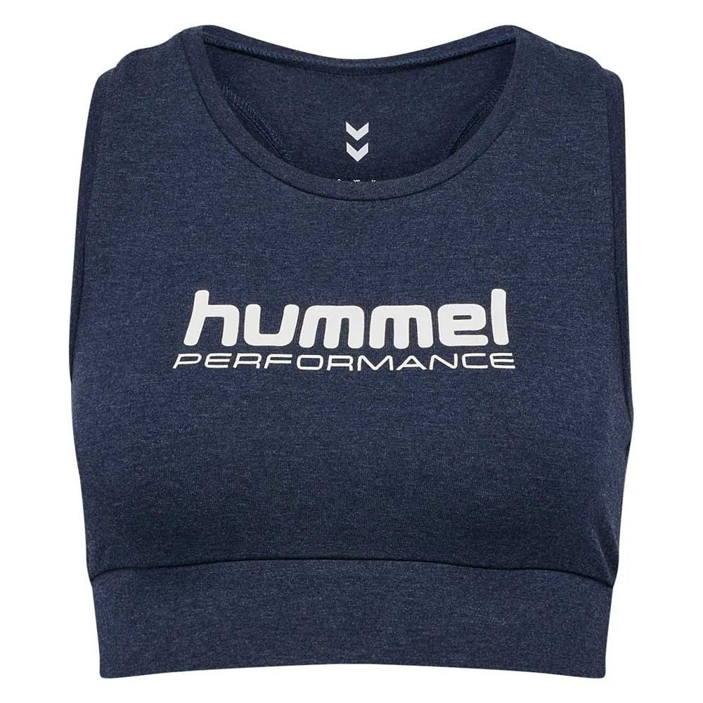 

Спортивный топ Hummel Pulse Logo low support, синий