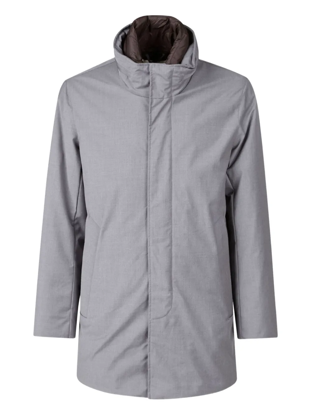 

Пуховик с высоким воротником On The Bund, серый