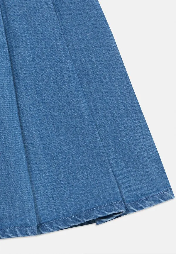 Складчатая юбка когастра Only Girls, Medium Blue Denim — фото 4