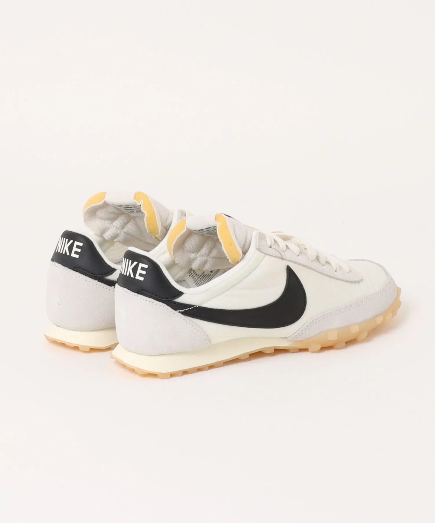 Мужские кроссовки из натуральной кожи NIKE WAFFLE RACER белые — фото 2