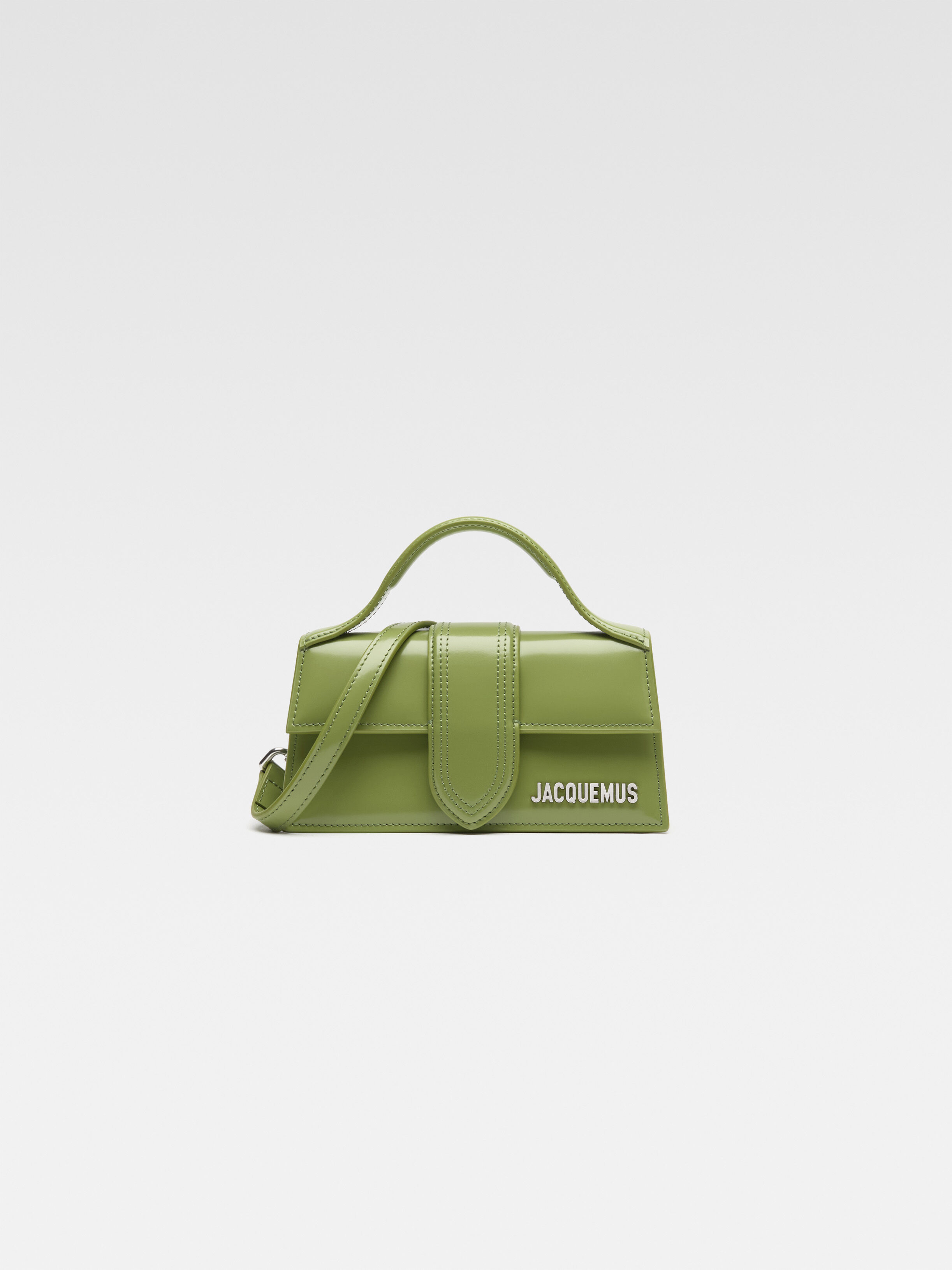 

Мини-сумка с клапаном JACQUEMUS The Bambino, зеленый
