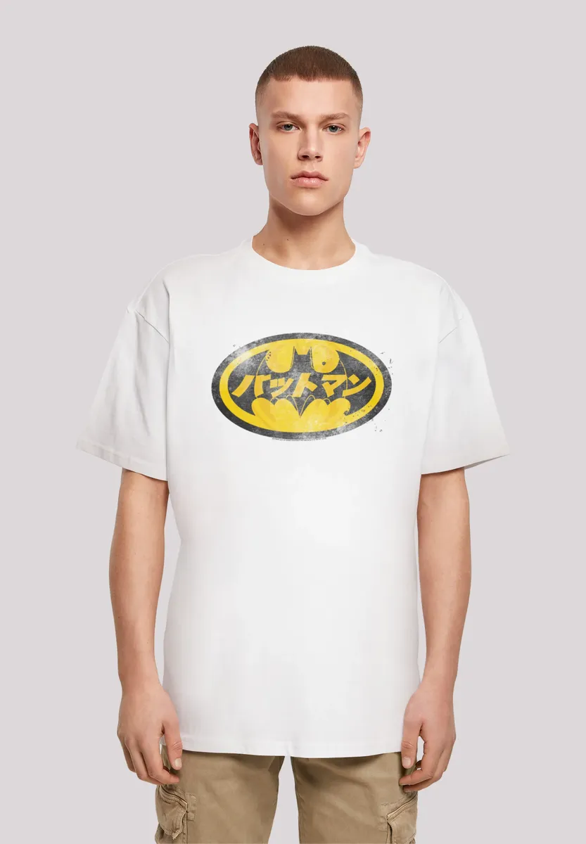 

Футболка F4NT4STIC "DC Comics Batman Japan Logo Yellow", принт, белый
