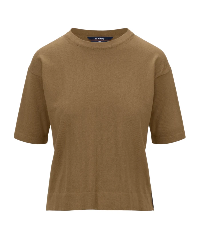 

Стильная водонепроницаемая куртка для женщин K-Way, коричневый