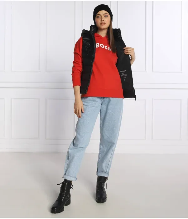 C_Edelight_1 Толстовка relaxed fit Boss, красный — фото 2