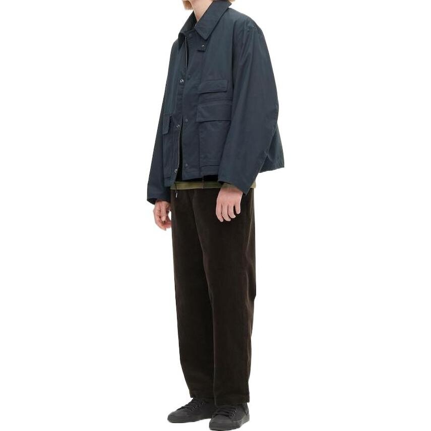 Утилитарная короткая куртка UNIQLO Unisex, 67 синий — фото 4