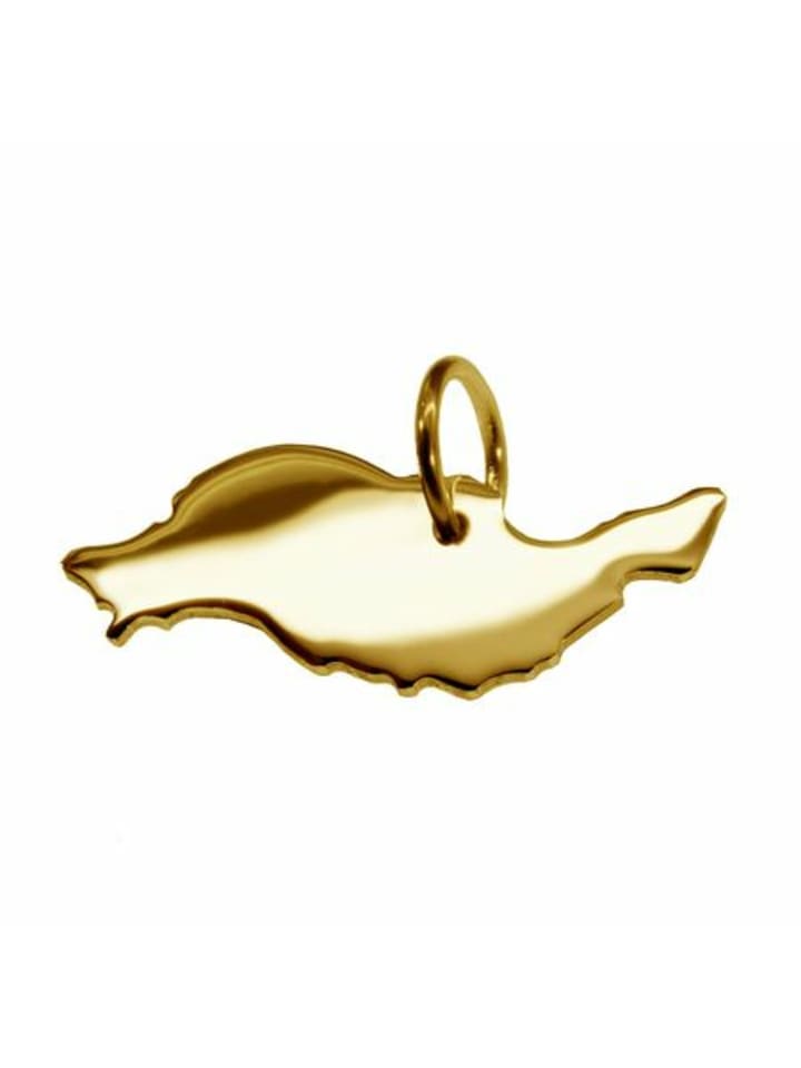 

Schmuckador Кулон с картой Лансароте из цельного желтого золота 333 пробы