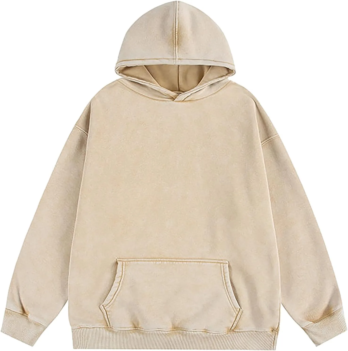 

Мужской худи Vintage Acid Wash Oversized Fleece