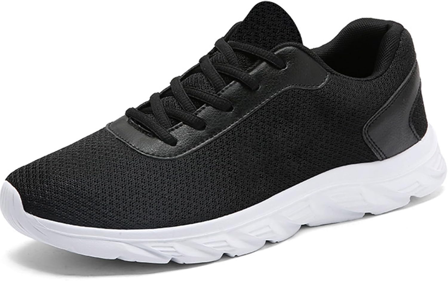 

Мужские кроссовки для бега и ходьбы, модные повседневные, дышащие, легкие, для улицы Generic, белый/черный