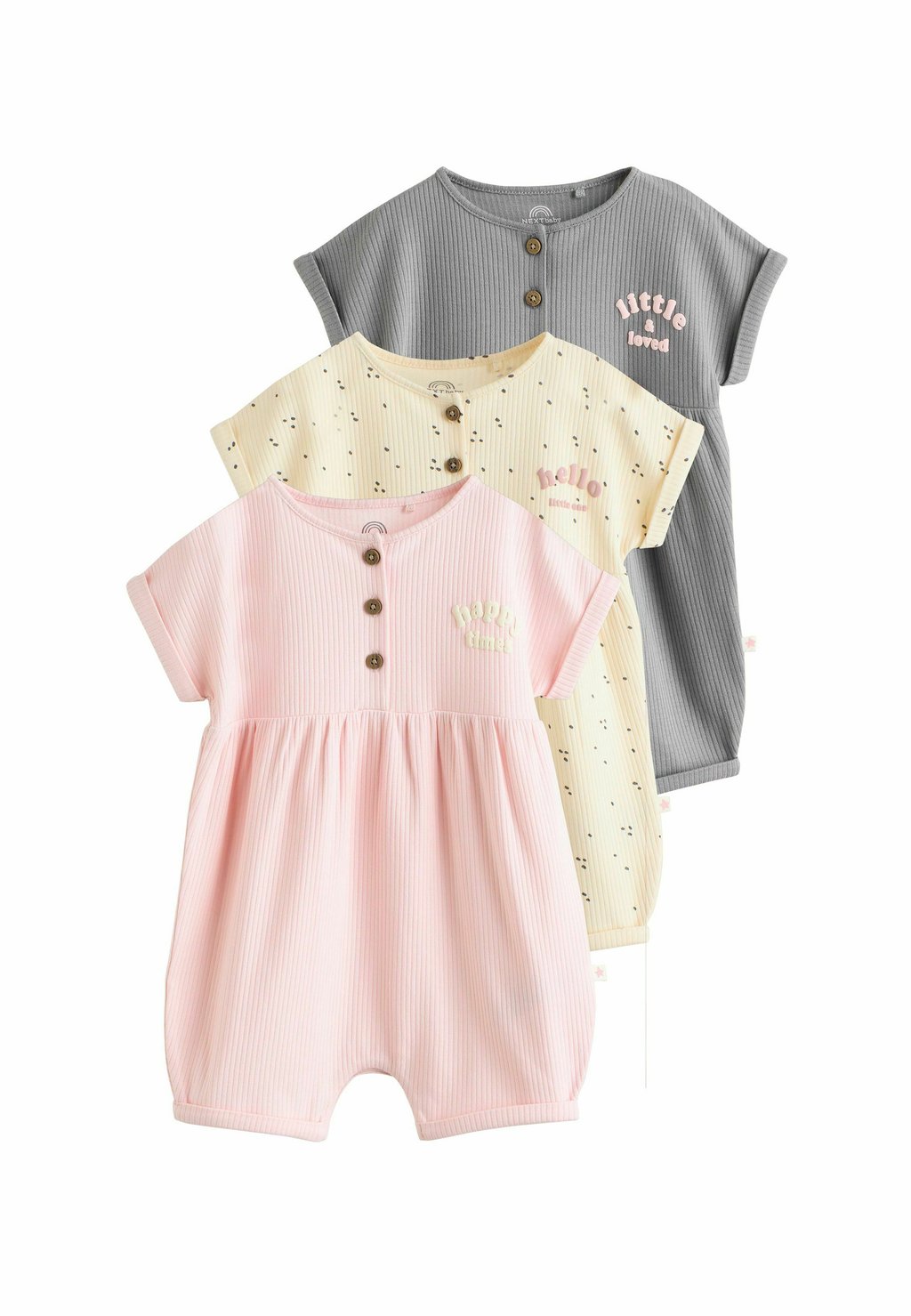 

Комбинезон REGULAR FIT ROMPERS 3 PACK Next, фуксия