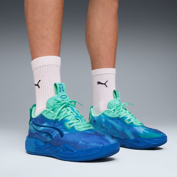 Мужские баскетбольные кроссовки Puma X Lamelo Ball Mb.04, синий — фото 2