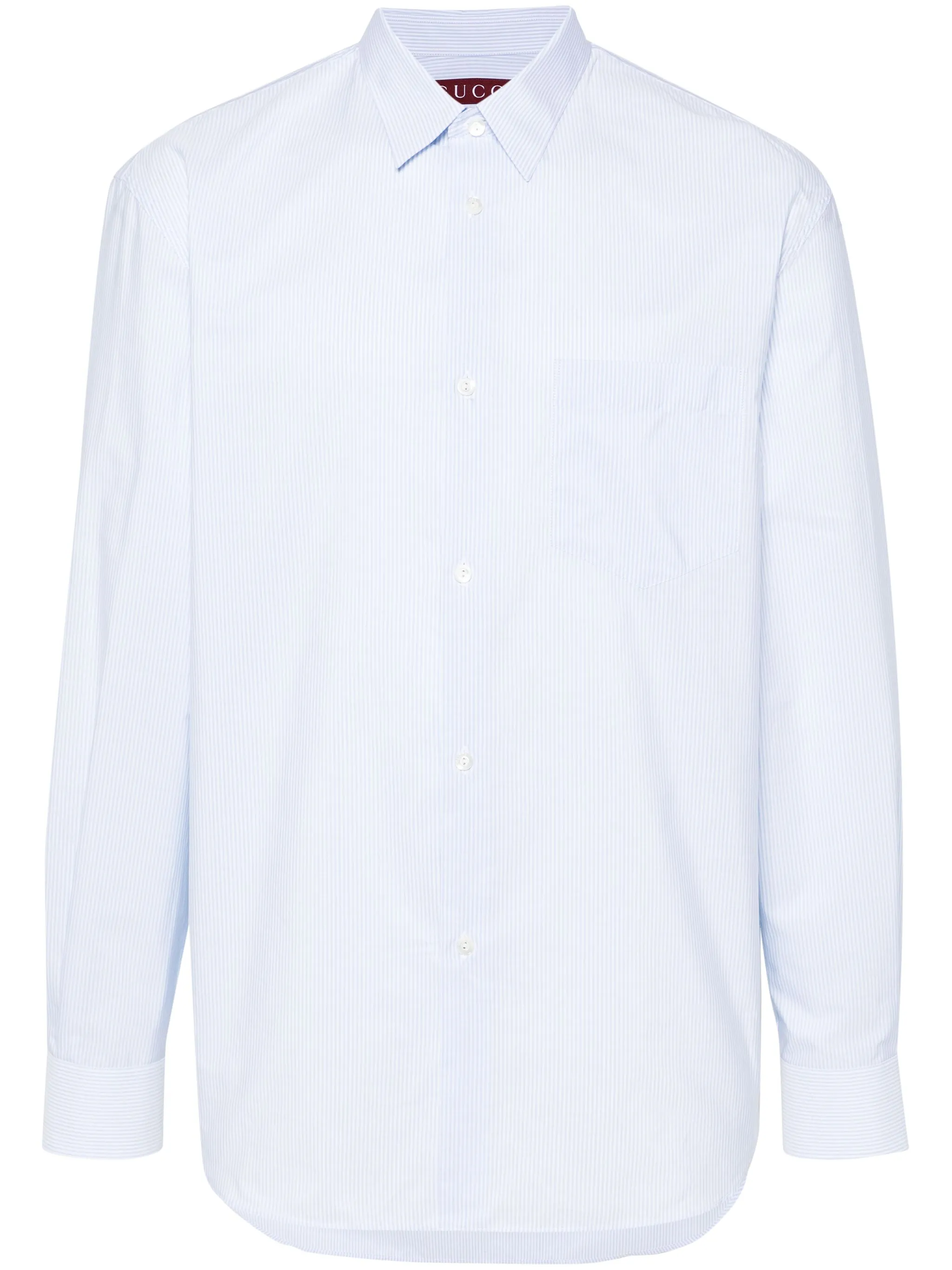 

Рубашка в полоску Gucci, синий