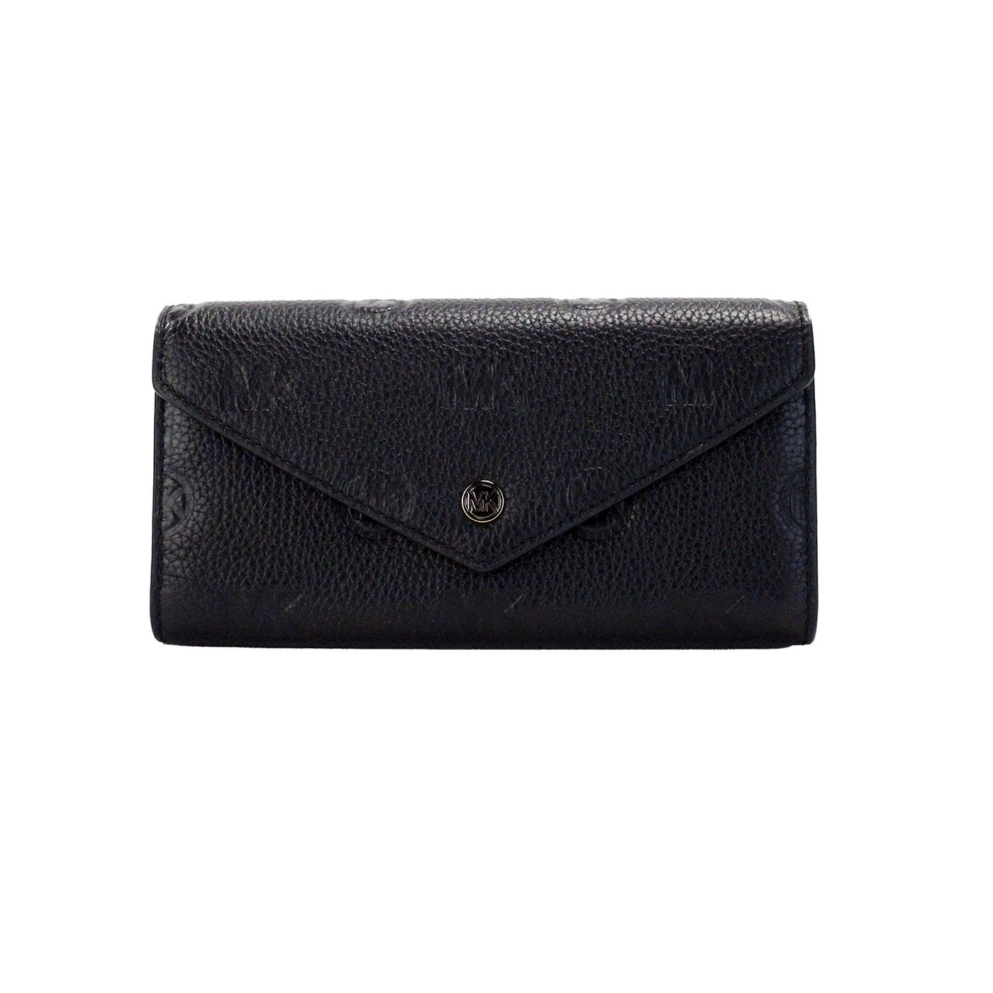 

Кошелек-клатч Jet Set Black Continental с тиснением Michael Kors