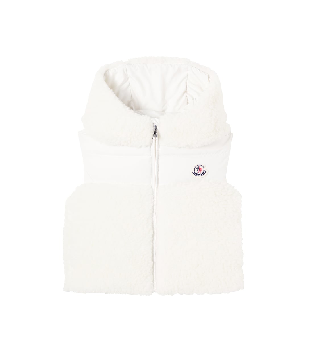 

Жилет Baby Botha из искусственной овчины Moncler Enfant, белый