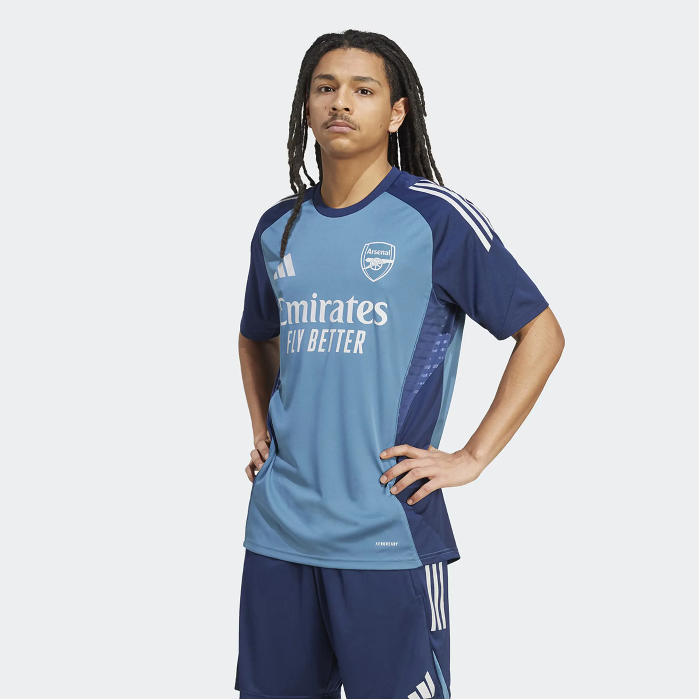 

Футболка мужская Arsenal FC 2025-2026 Tiro 25 Competition adidas, синий