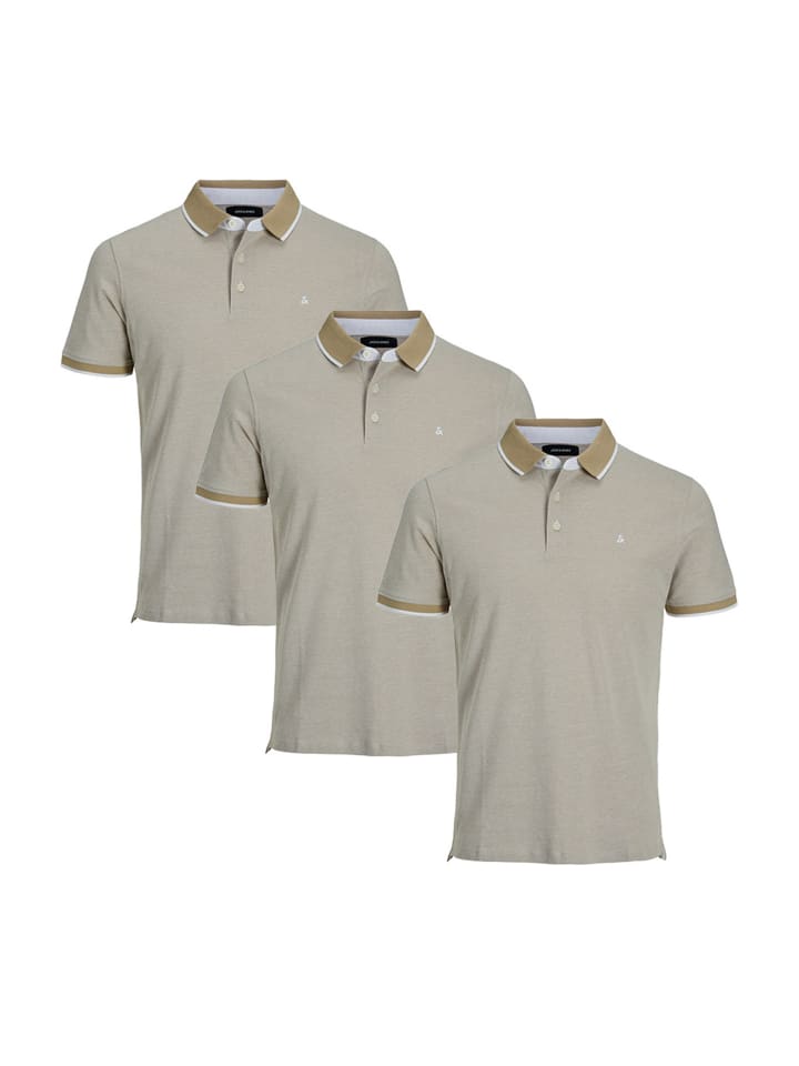 

Футболка поло Jack & Jones, цвет crockery
