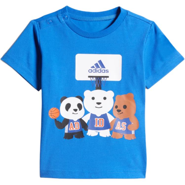 

Повседневная спортивная одежда для малышей Adidas, синий+черный