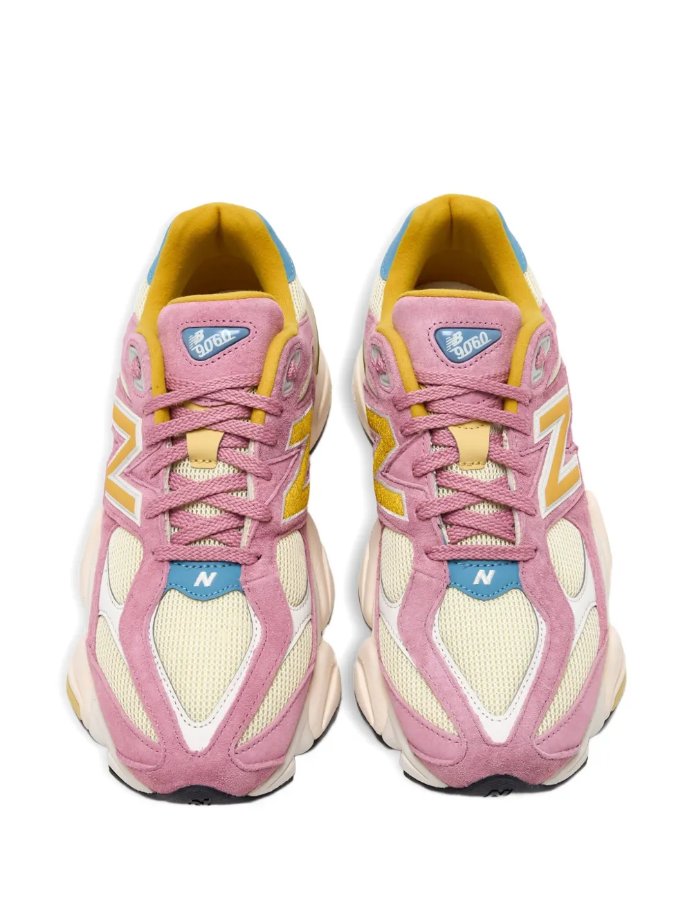 Кроссовки 9060 pink Taffy/Calcium NEW BALANCE, розовый — фото 2
