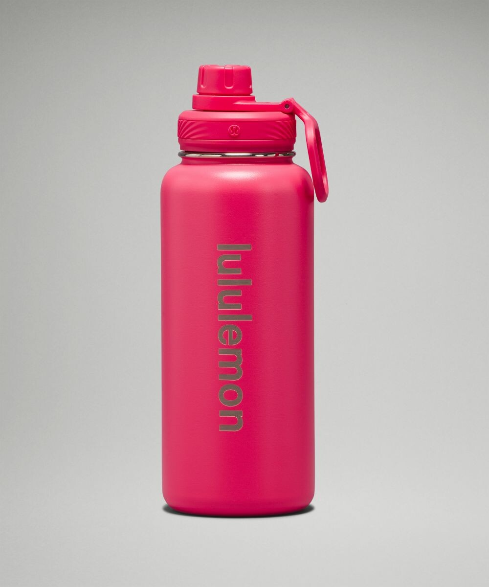 

Спортивная бутылка Back to Life 0,95 л Lululemon, розовый