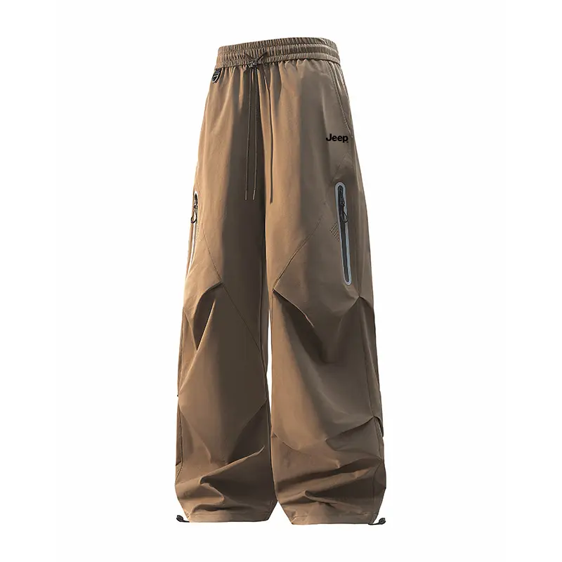 

Повседневные брюки Unisex тонкие прямого кроя Jeep, коричневый