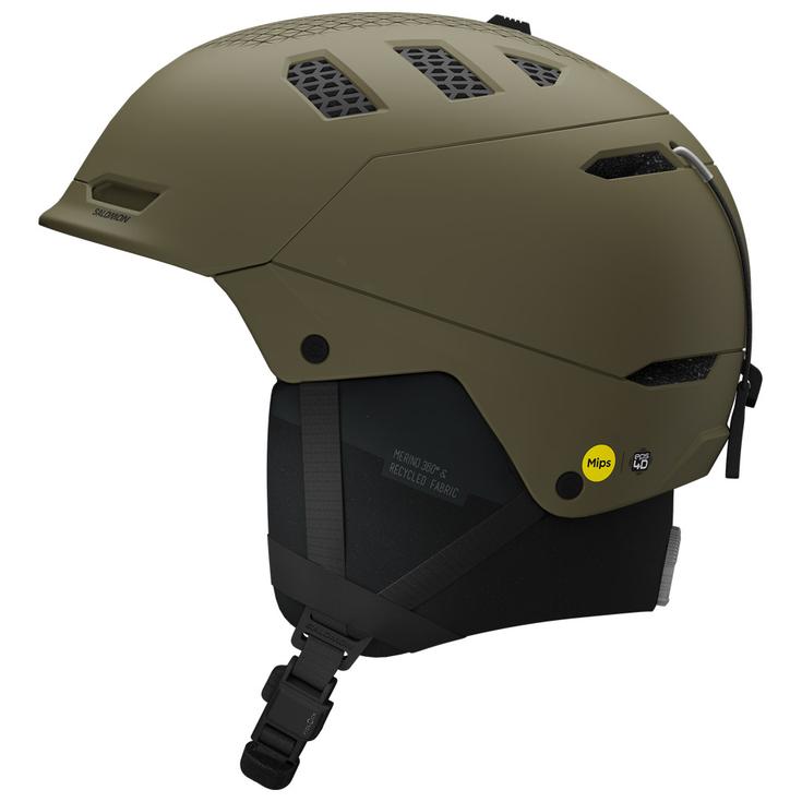 

Шлем husk prime mips оливковая ночь - м Salomon