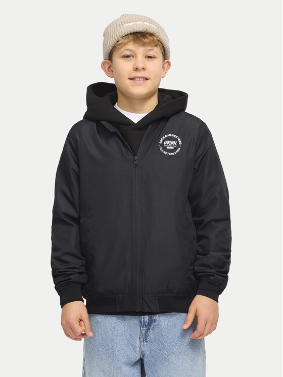 

Куртка-Бомбер стандартный крой Zack 12269155 Jack&Jones Junior, черный