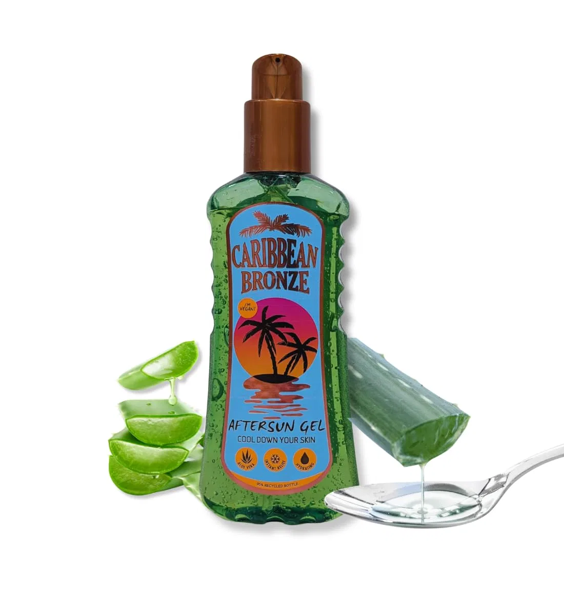 Увлажняющий гель после загара с алоэ вера Caribbean Bronze Aftersun Gel Osoretail