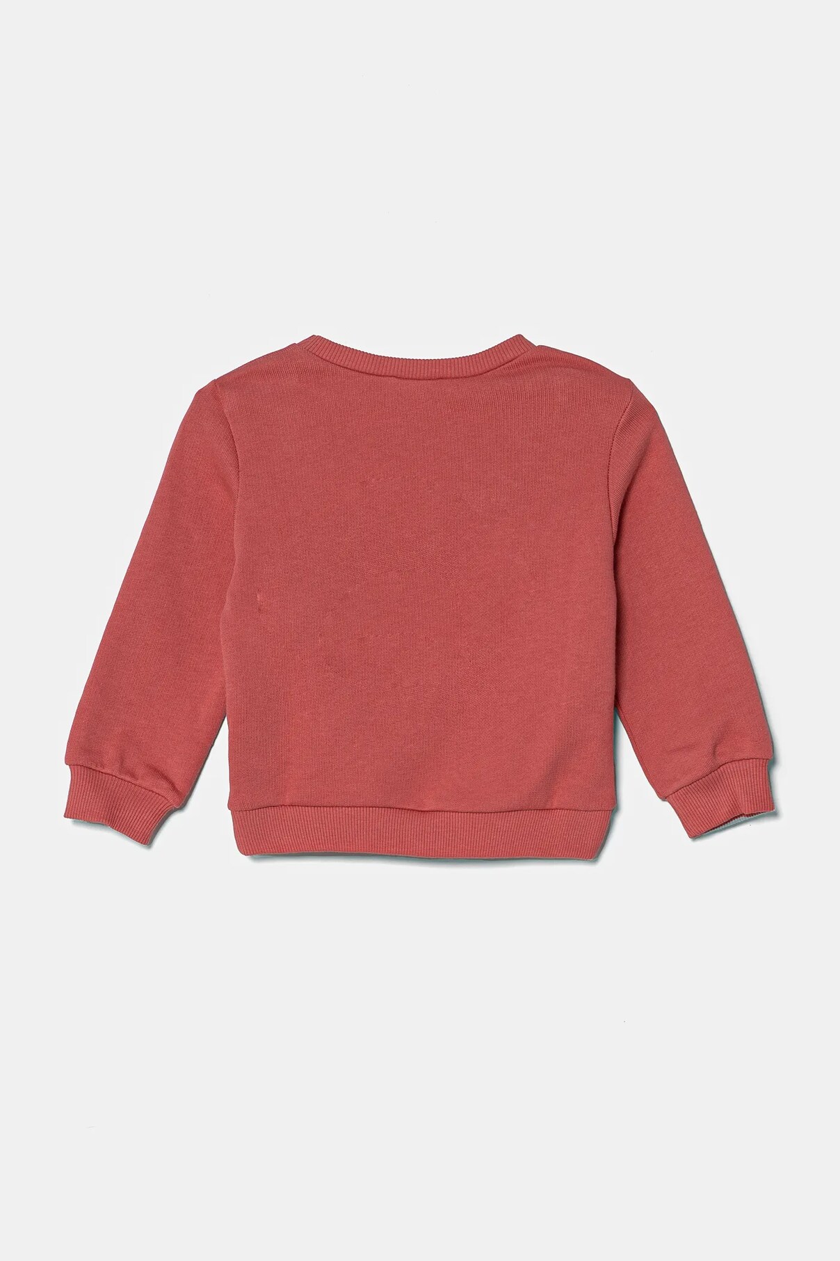 Детская хлопковая толстовка United Colors Of Benetton, розовый — фото 3