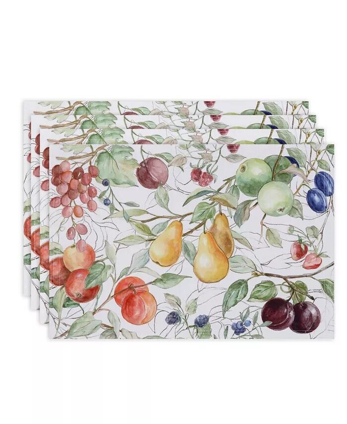 

в наборе из 4 салфеток The Orchard, 13 x 19 дюймов Laural Home, бежевый